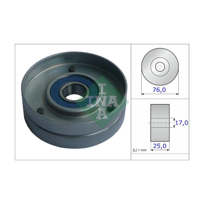 INA Spannrolle, Keilrippenriemen 531075130