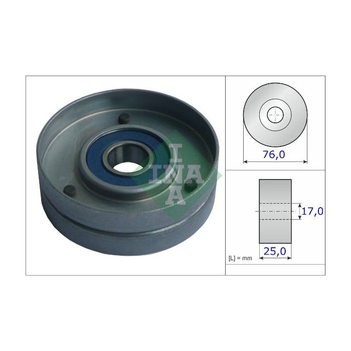 INA Spannrolle, Keilrippenriemen 531075130