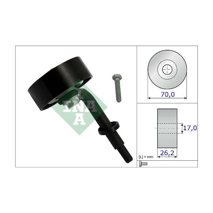 INA Spannrolle, Keilrippenriemen 531078310