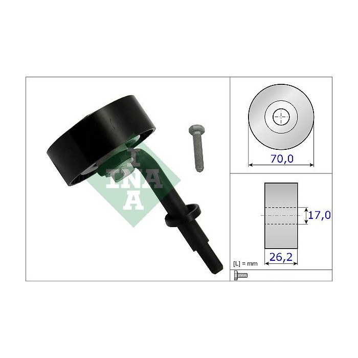 INA Spannrolle, Keilrippenriemen 531078310