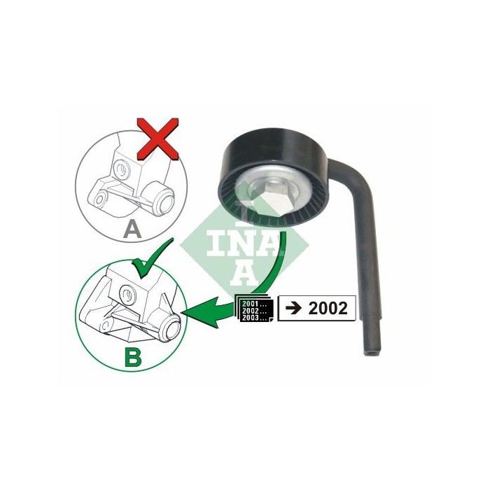 INA Spannrolle, Keilrippenriemen 531079010