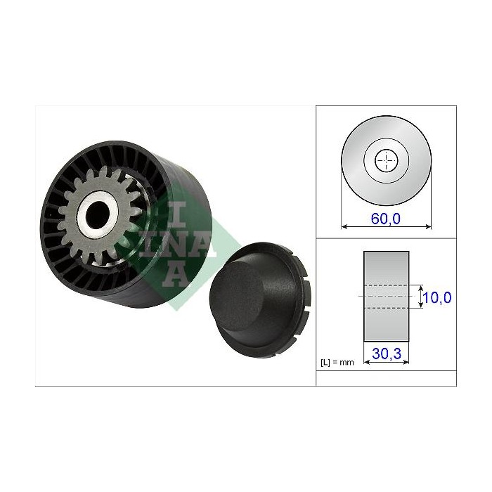 INA Spannrolle, Keilrippenriemen 531081110