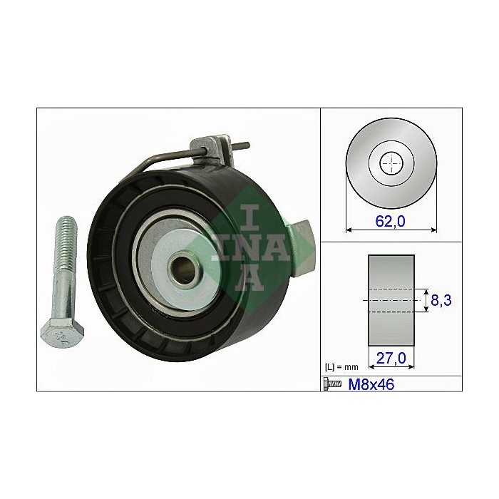 INA Spannrolle, Zahnriemen 531081310