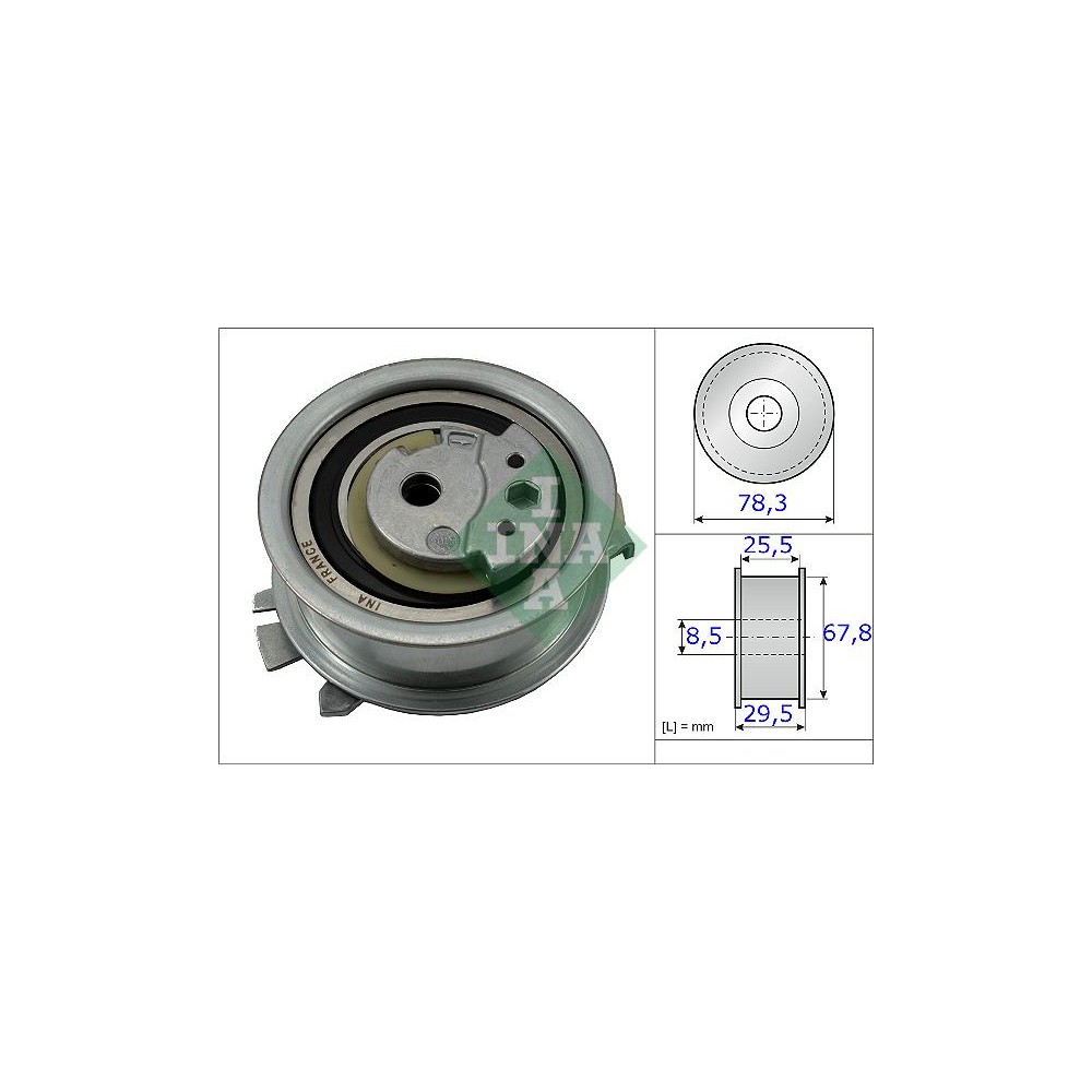 INA Spannrolle, Zahnriemen 531082510