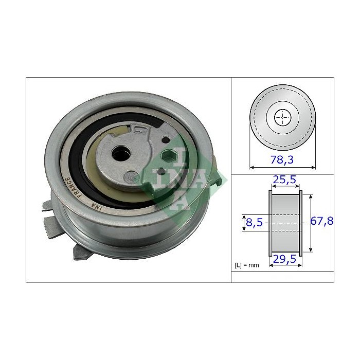 INA Spannrolle, Zahnriemen 531082510