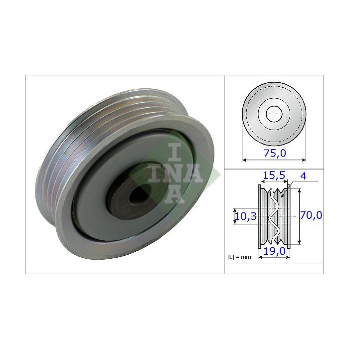 INA Spannrolle, Keilrippenriemen 531084510