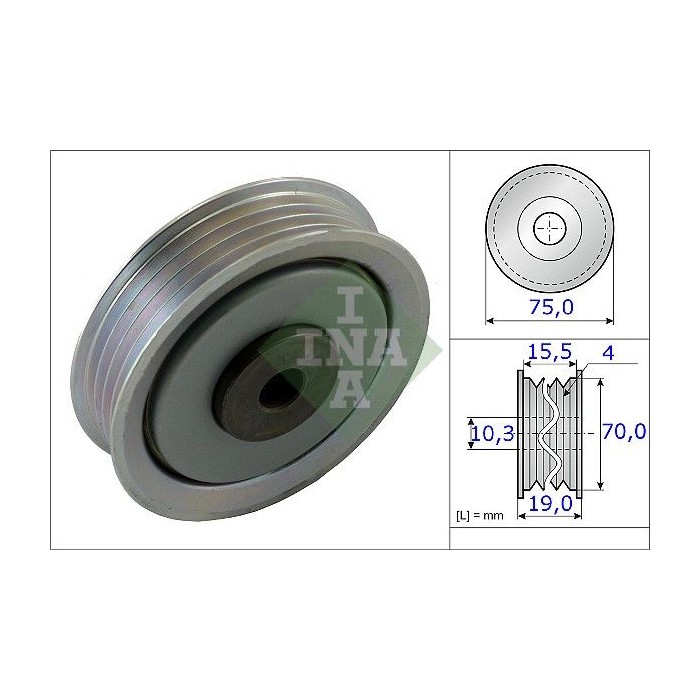 INA Spannrolle, Keilrippenriemen 531084510