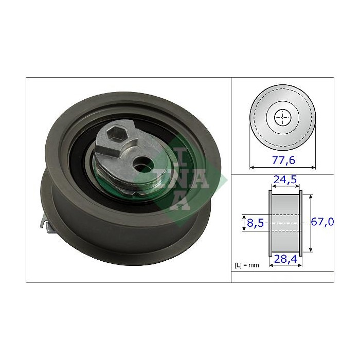 INA Spannrolle, Zahnriemen 531085110