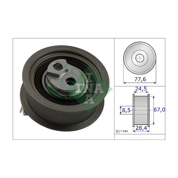 INA Spannrolle, Zahnriemen 531085110