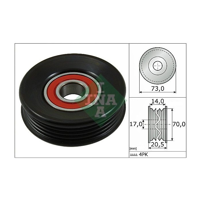 INA Spannrolle, Keilrippenriemen 531085310