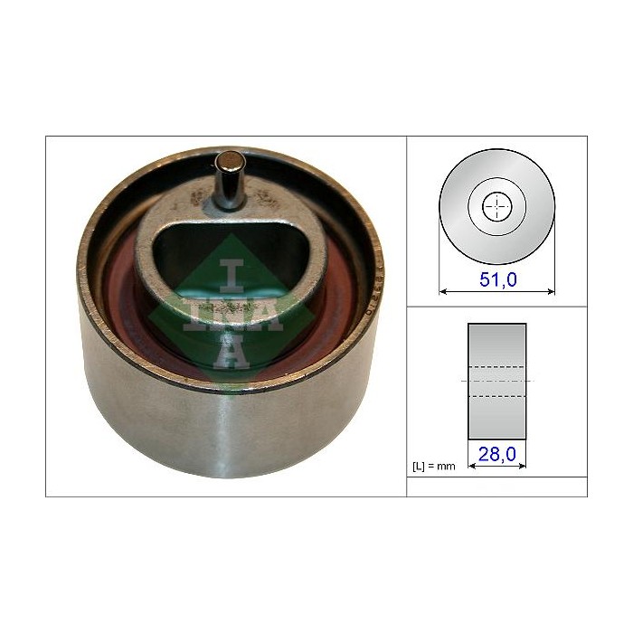 INA Spannrolle, Zahnriemen 531085510