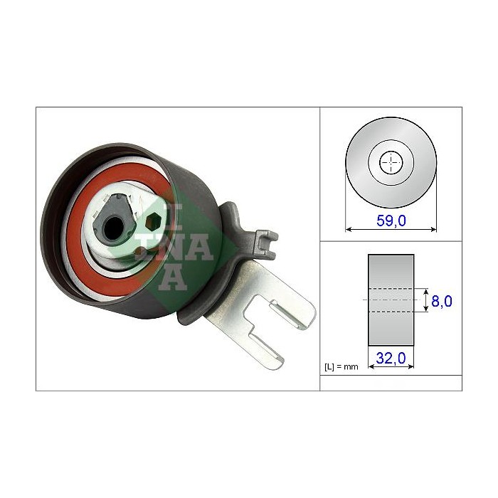 INA Spannrolle, Zahnriemen 531085910