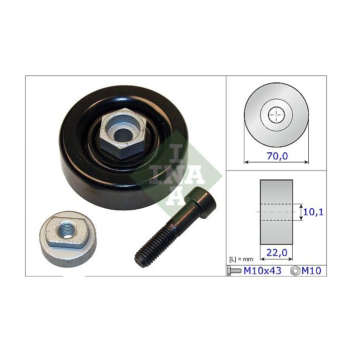 INA Spannrolle, Keilrippenriemen 531086410