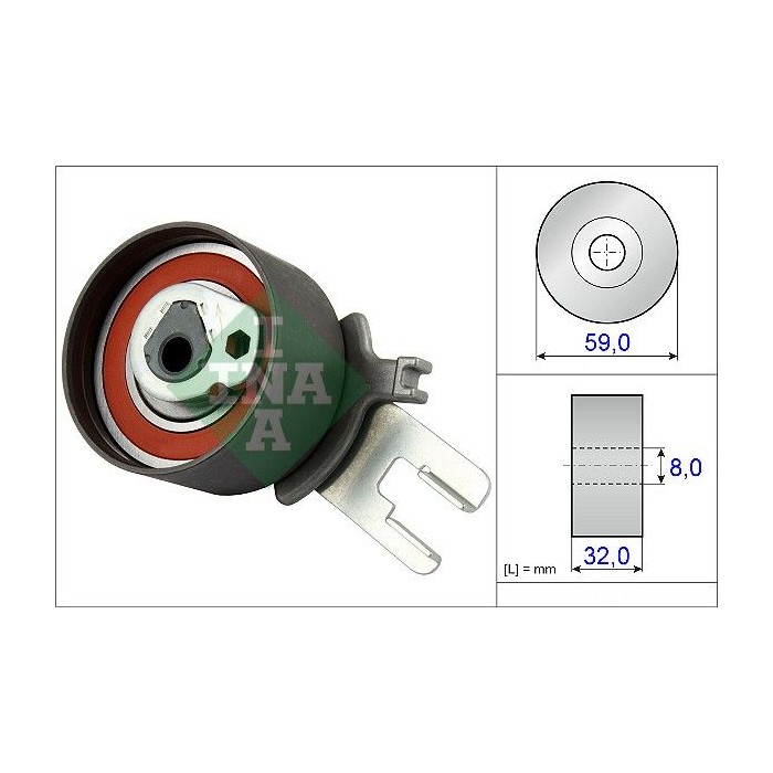 INA Spannrolle, Zahnriemen 531085910