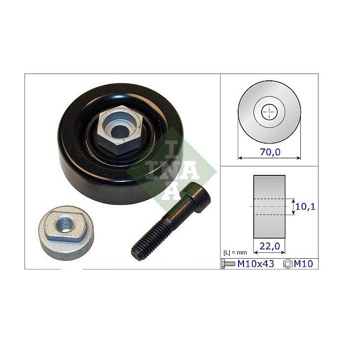 INA Spannrolle, Keilrippenriemen 531086410