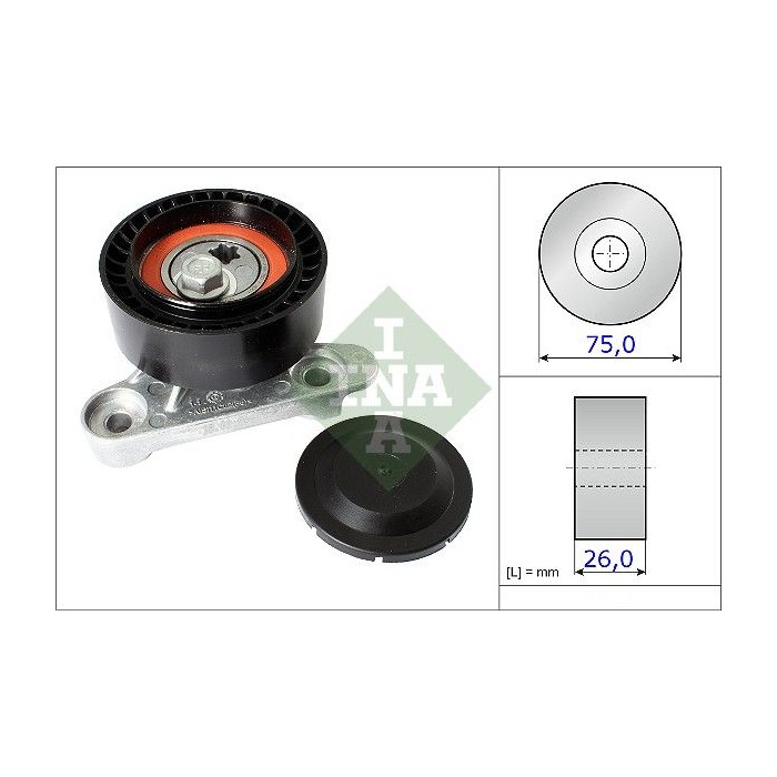 INA Spannrolle, Keilrippenriemen 531087110