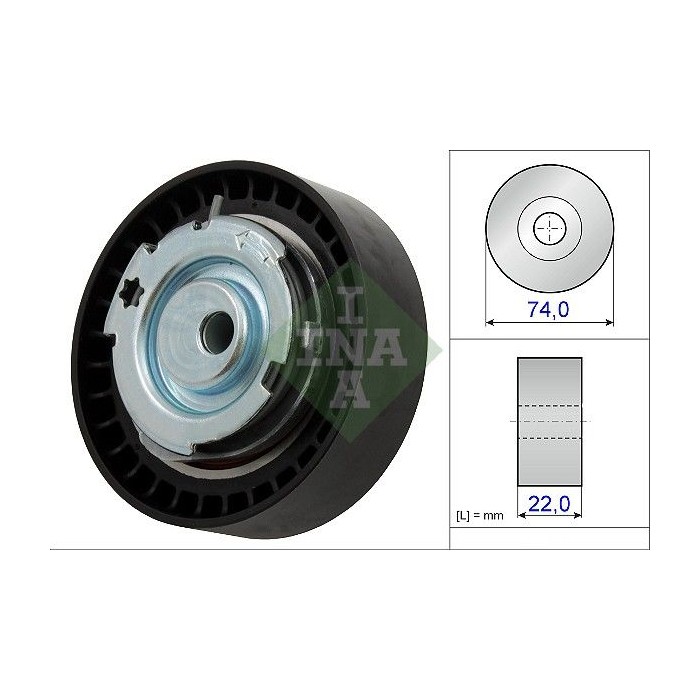 INA Spannrolle, Zahnriemen 531087610