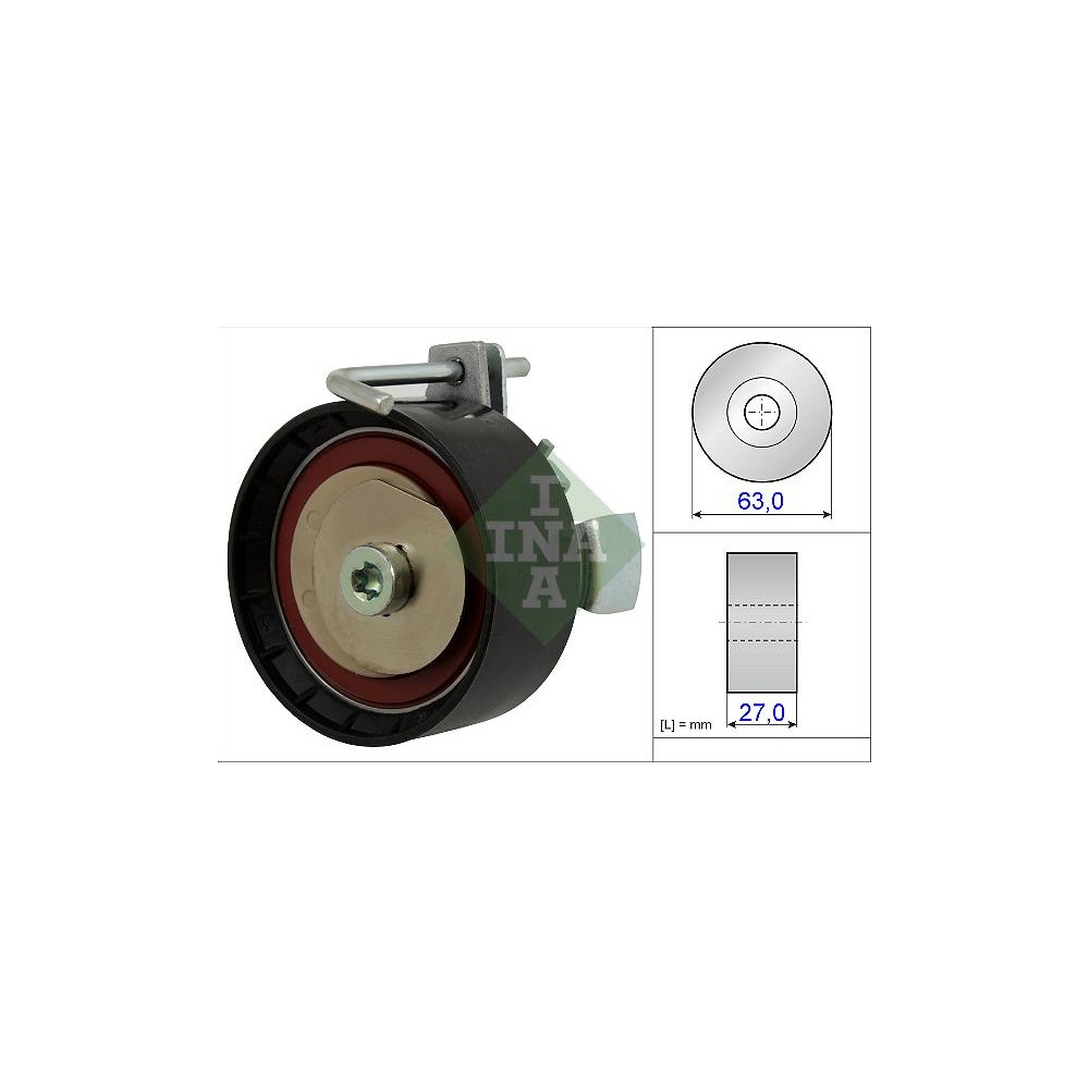 INA Spannrolle, Zahnriemen 531087710