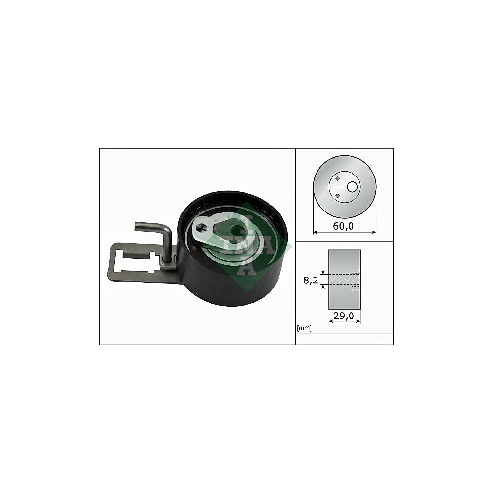 INA Spannrolle, Zahnriemen 531088410