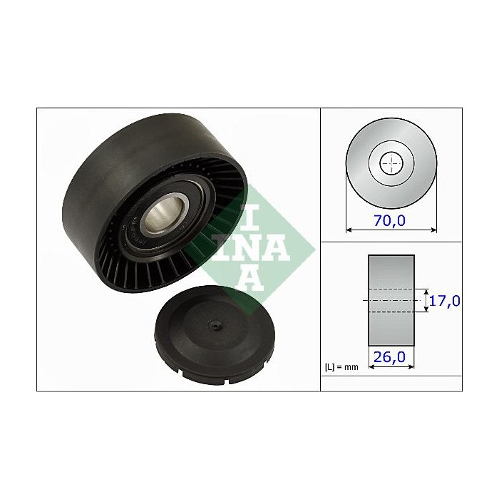 INA Spannrolle, Keilrippenriemen 531089110