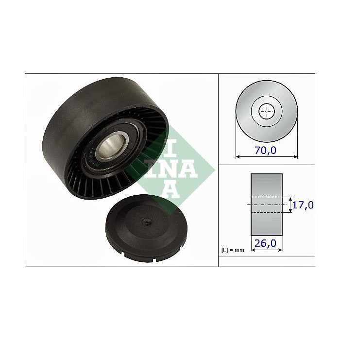 INA Spannrolle, Keilrippenriemen 531089110