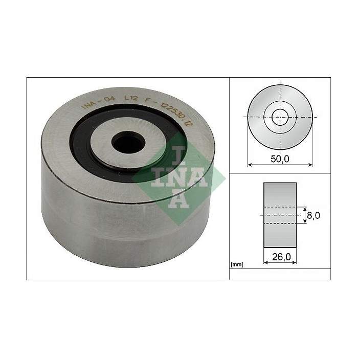 INA Umlenk-Führungsrolle, Keilrippenriemen 532014310