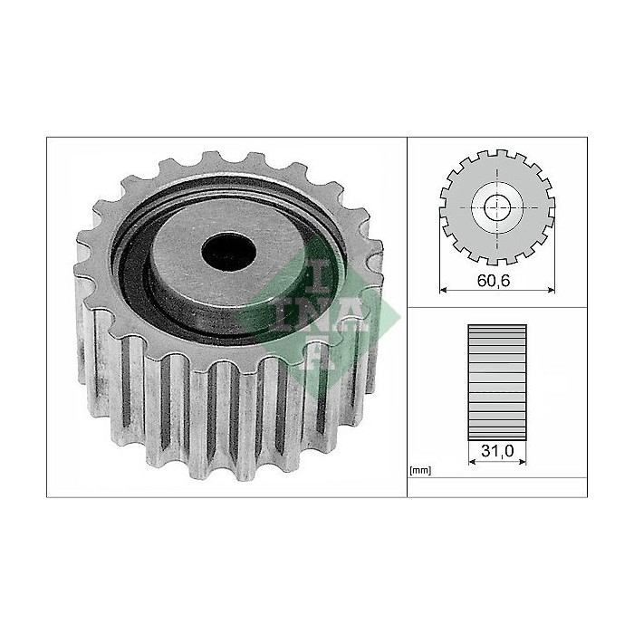 INA Umlenk-Führungsrolle, Zahnriemen 532022010