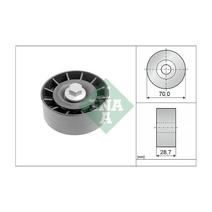 INA Umlenk-Führungsrolle, Keilrippenriemen 532025410