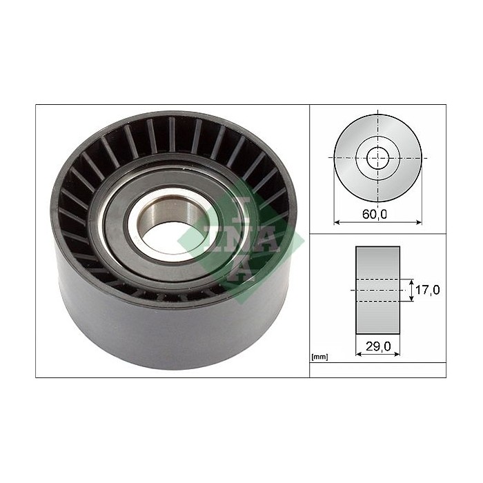 INA Umlenk-Führungsrolle, Keilrippenriemen 532036420