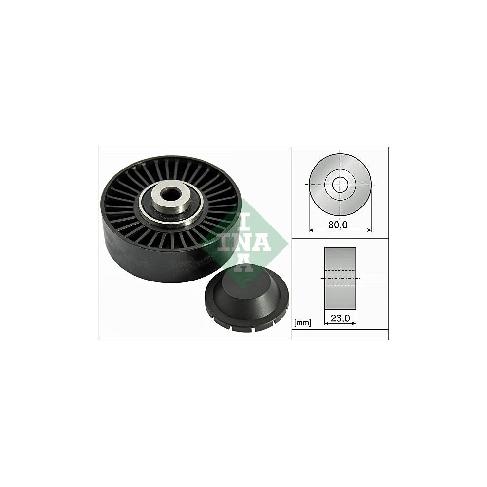 INA Umlenk-Führungsrolle, Keilrippenriemen 532037020