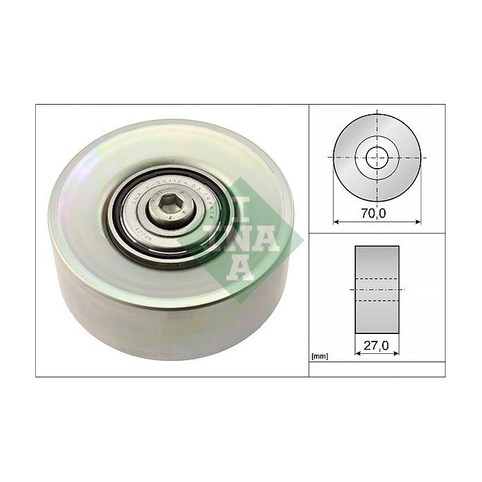 INA Umlenk-Führungsrolle, Keilrippenriemen 532039810