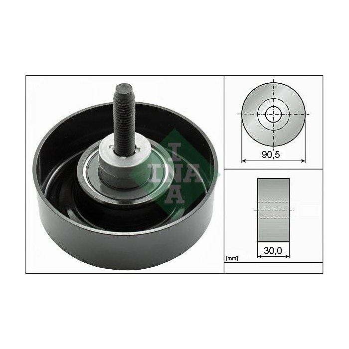 INA Umlenk-Führungsrolle, Keilrippenriemen 532040530