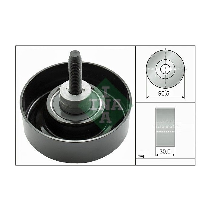 INA Umlenk-Führungsrolle, Keilrippenriemen 532040530