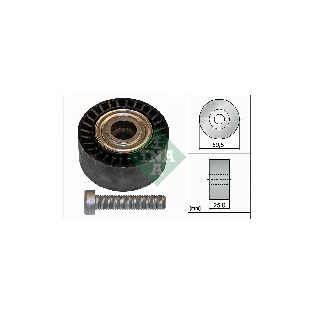 INA Umlenk-Führungsrolle, Keilrippenriemen 532043310