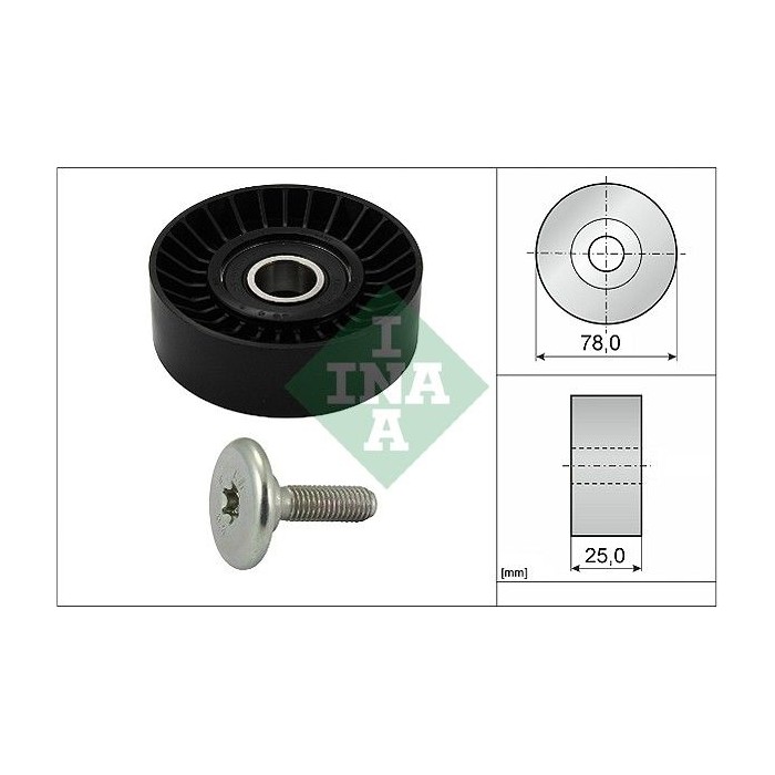 INA Umlenk-Führungsrolle, Keilrippenriemen 532043910