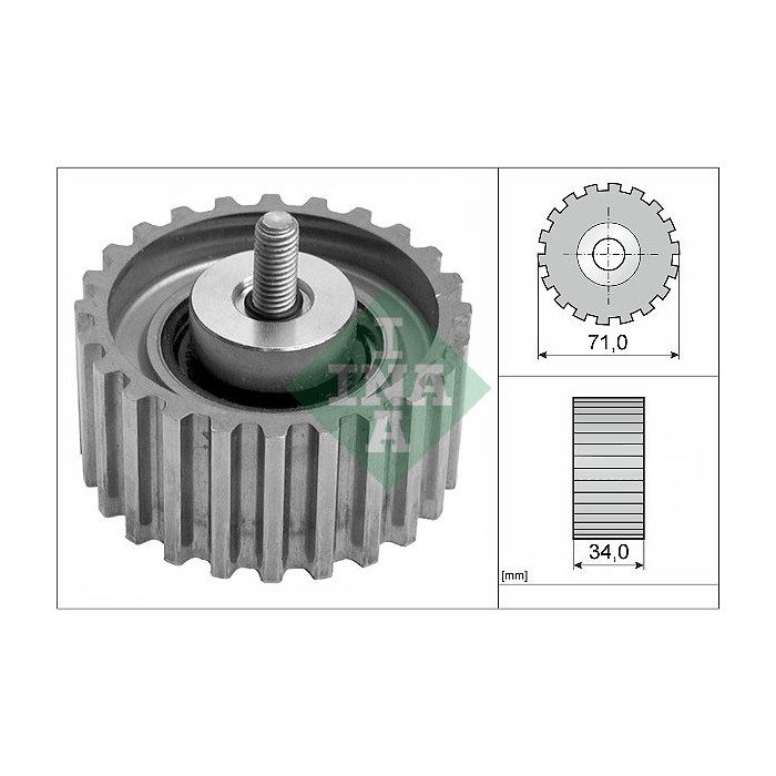 INA Umlenk-Führungsrolle, Zahnriemen 532044110
