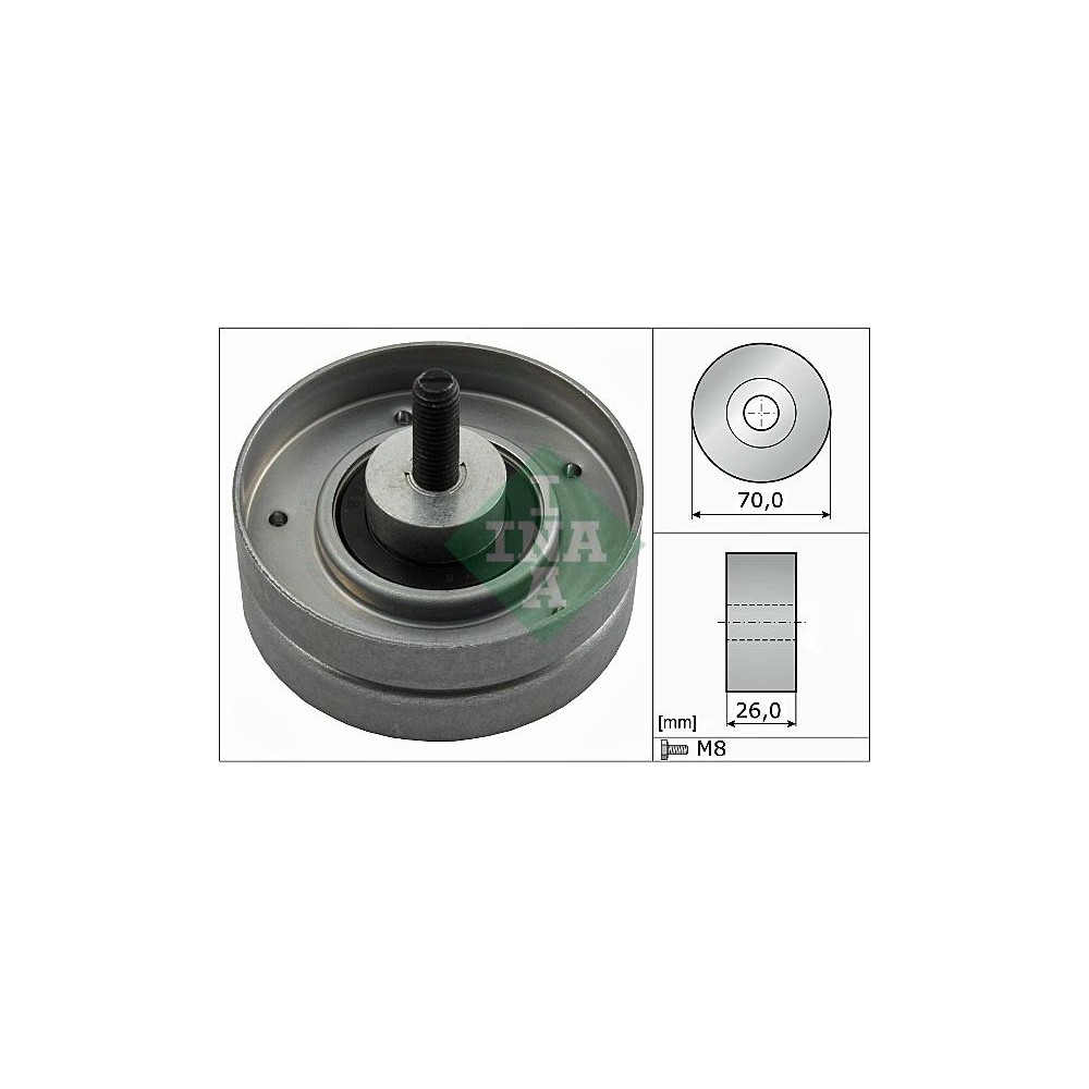 INA Umlenk-Führungsrolle, Keilrippenriemen 532052410