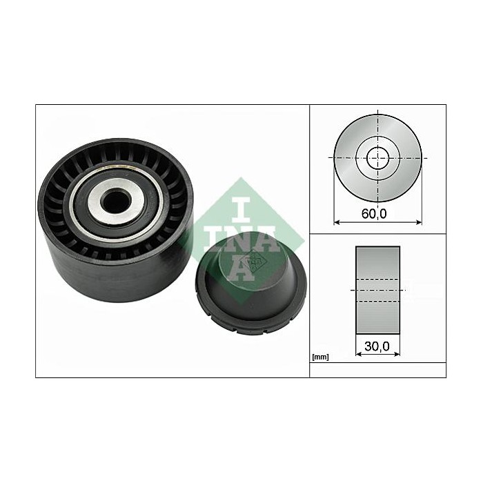 INA Umlenk-Führungsrolle, Keilrippenriemen 532053410