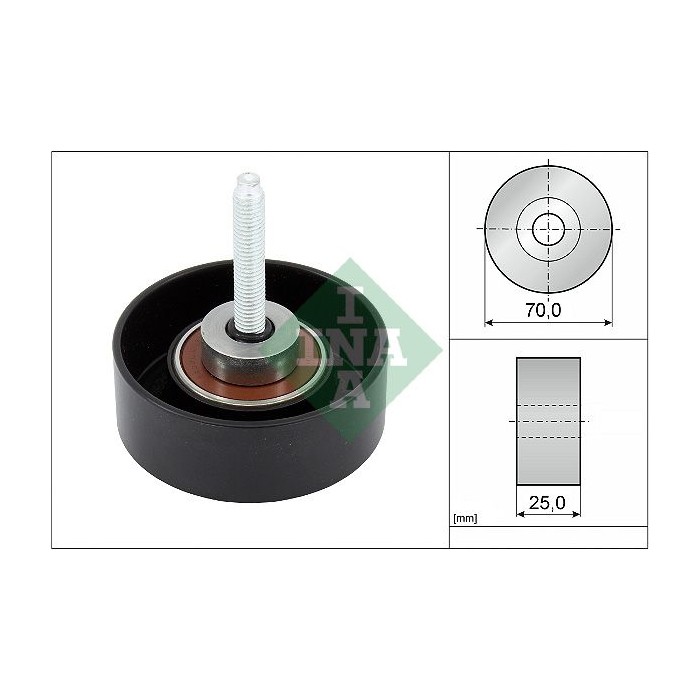 INA Umlenk-Führungsrolle, Keilrippenriemen 532054110