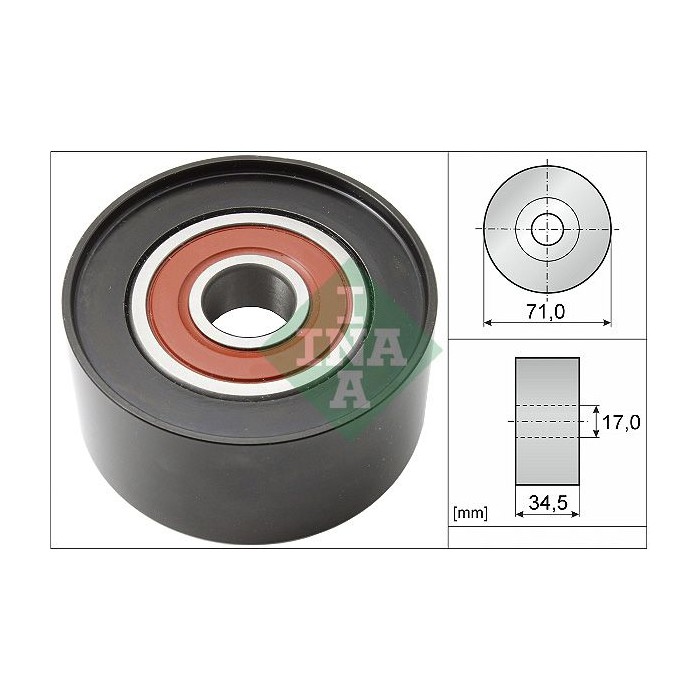 INA Umlenk-Führungsrolle, Keilrippenriemen 532054210