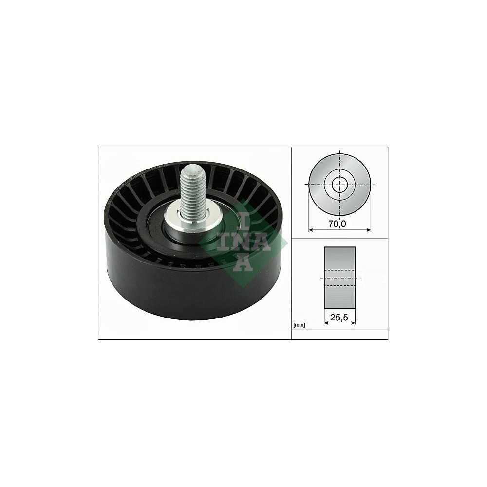 INA Umlenk-Führungsrolle, Keilrippenriemen 532054510