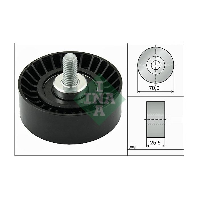 INA Umlenk-Führungsrolle, Keilrippenriemen 532054510