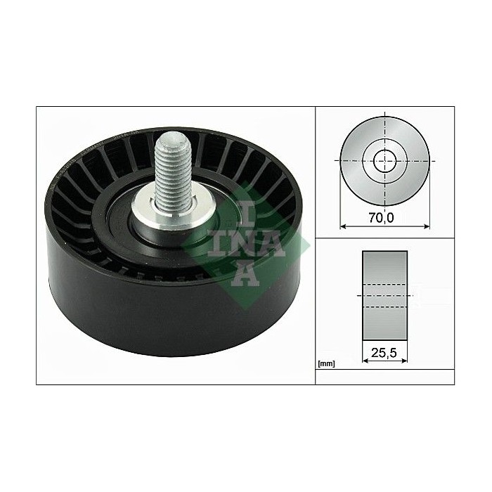 INA Umlenk-Führungsrolle, Keilrippenriemen 532054510
