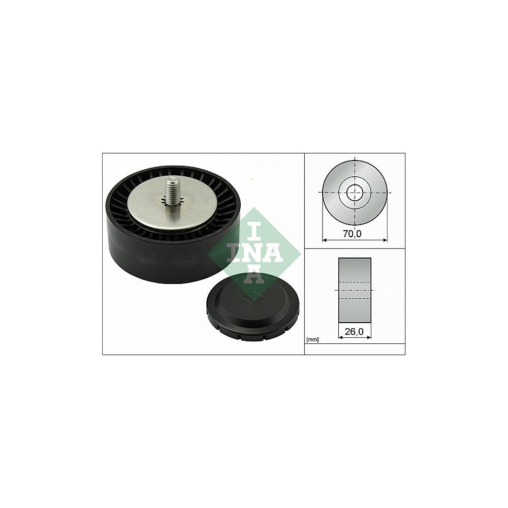 INA Umlenk-Führungsrolle, Keilrippenriemen 532055310