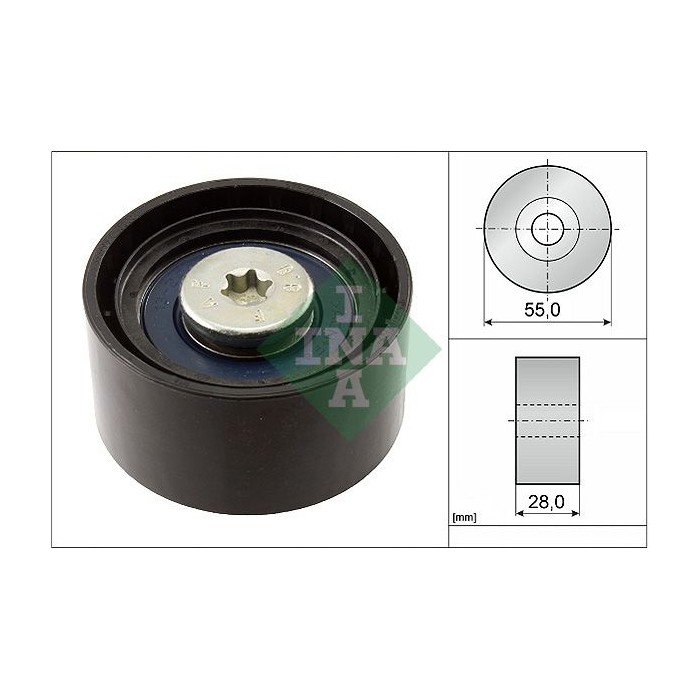 INA Umlenk-Führungsrolle, Keilrippenriemen 532055610