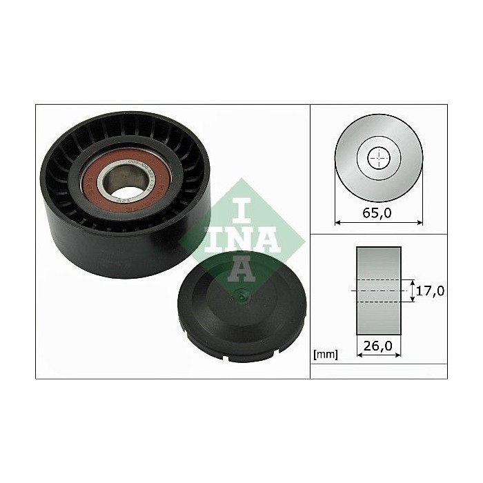 INA Umlenk-Führungsrolle, Keilrippenriemen 532055710