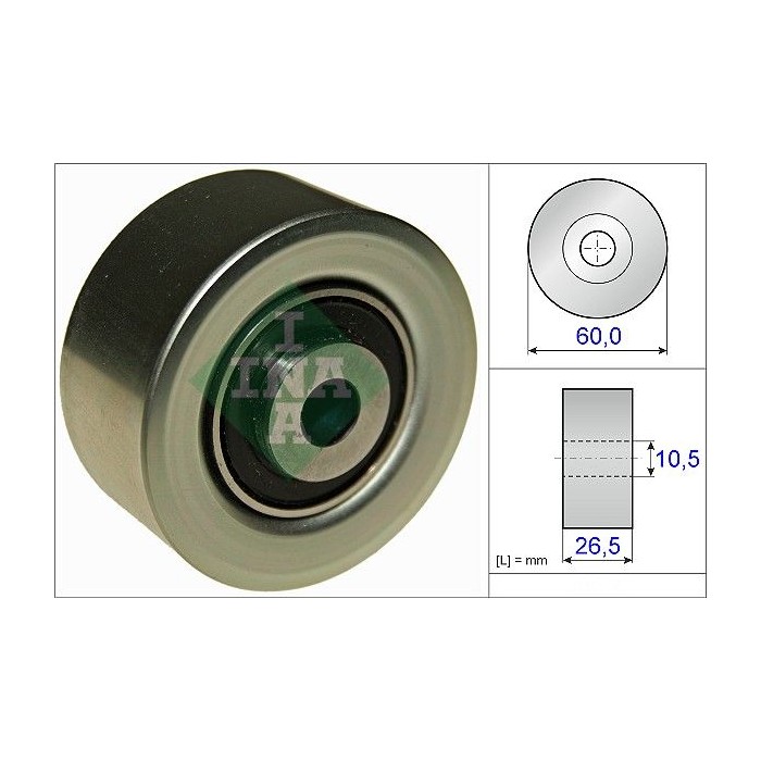 INA Umlenk-Führungsrolle, Keilrippenriemen 532056110