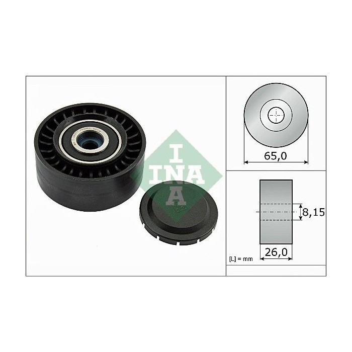 INA Umlenk-Führungsrolle, Keilrippenriemen 532056410