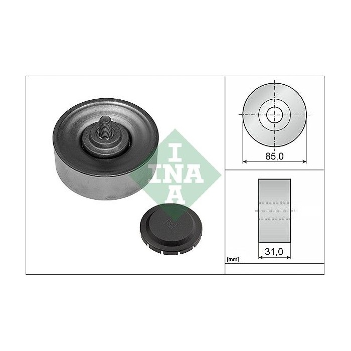 INA Umlenk-Führungsrolle, Keilrippenriemen 532056910