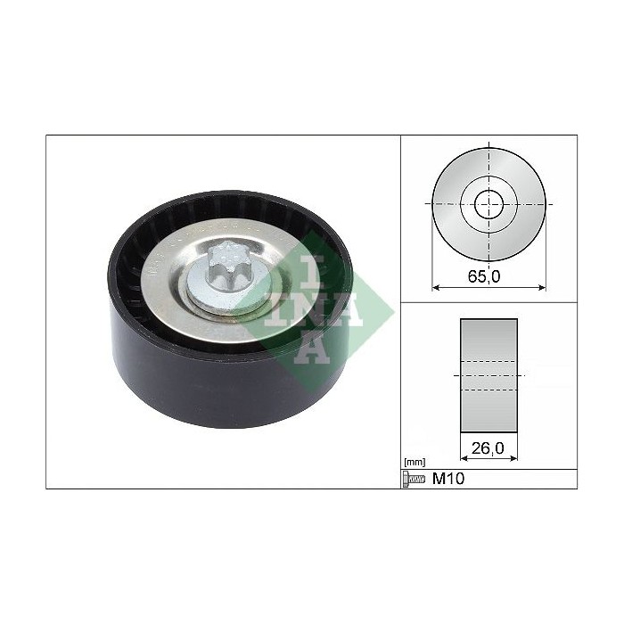 INA Umlenk-Führungsrolle, Keilrippenriemen 532057010